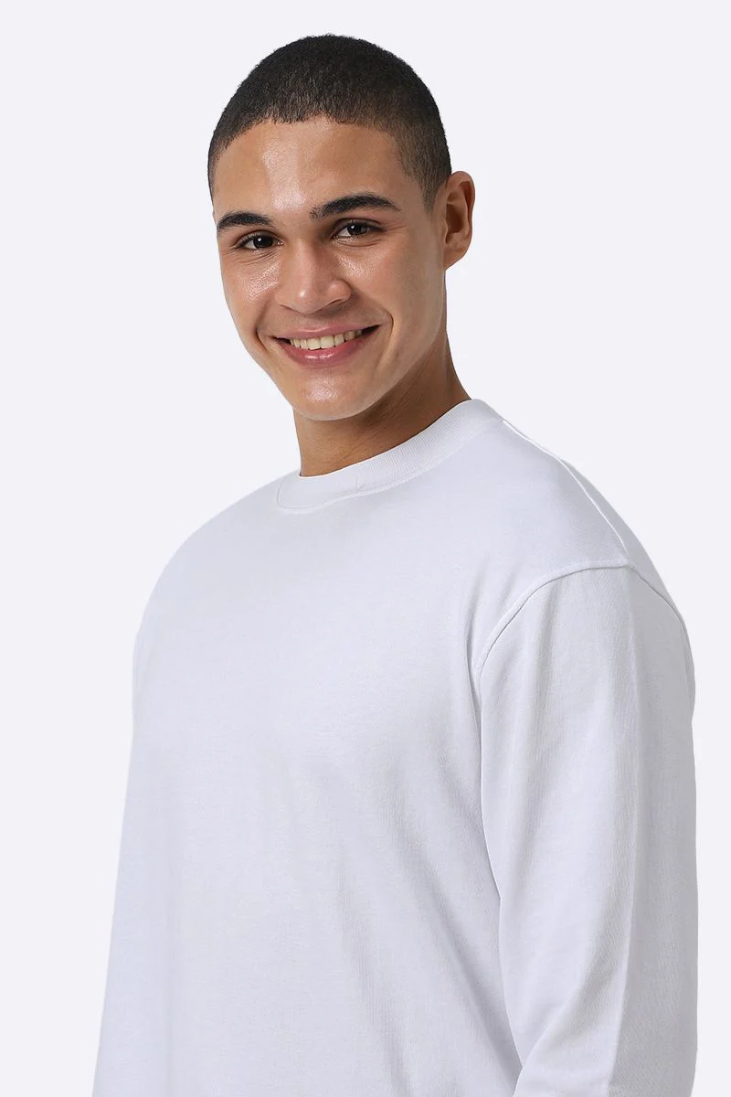 سويتشيرت بلون موحد - Image 17
