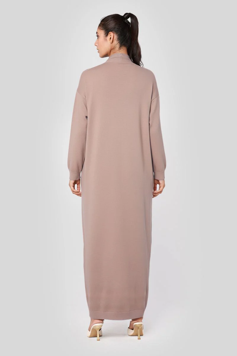 كارديغان محبوك طويل مفتوح من الأمام - Image 7
