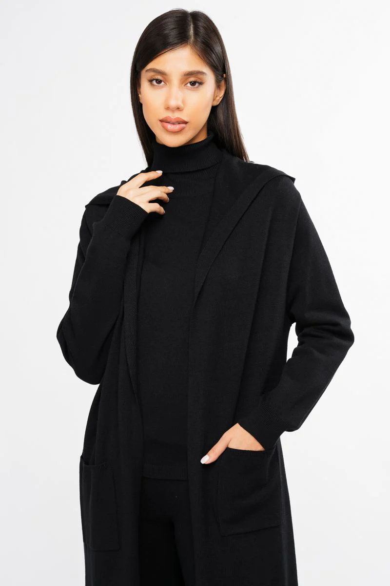 كارديغان صوف طويل - Image 5