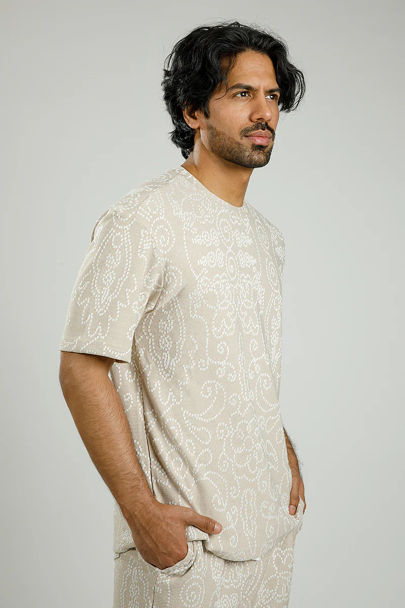 تيشيرت كاجوال بطبعة كاملة - Image 3