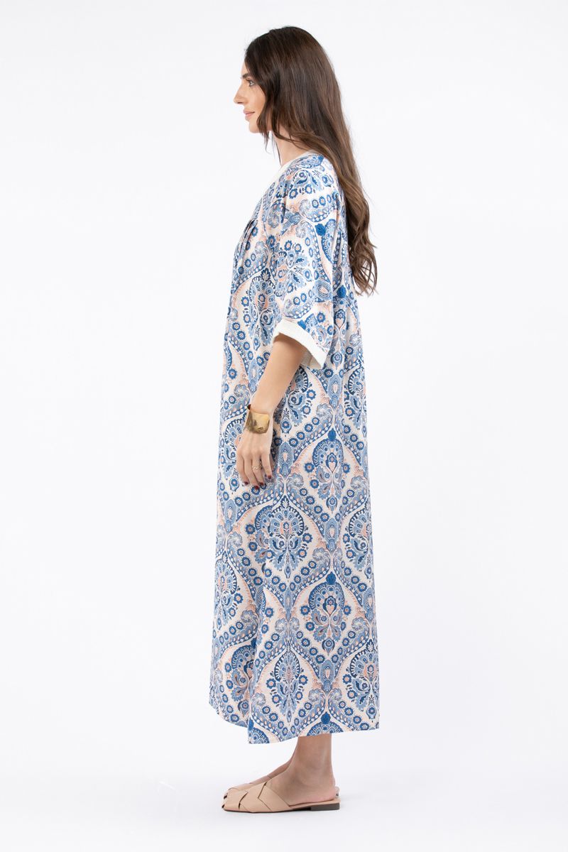 جلابية نسائية بطبعات - Image 3