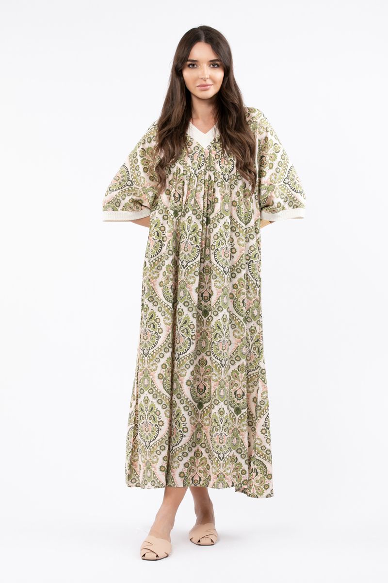 جلابية نسائية بطبعات - Image 6