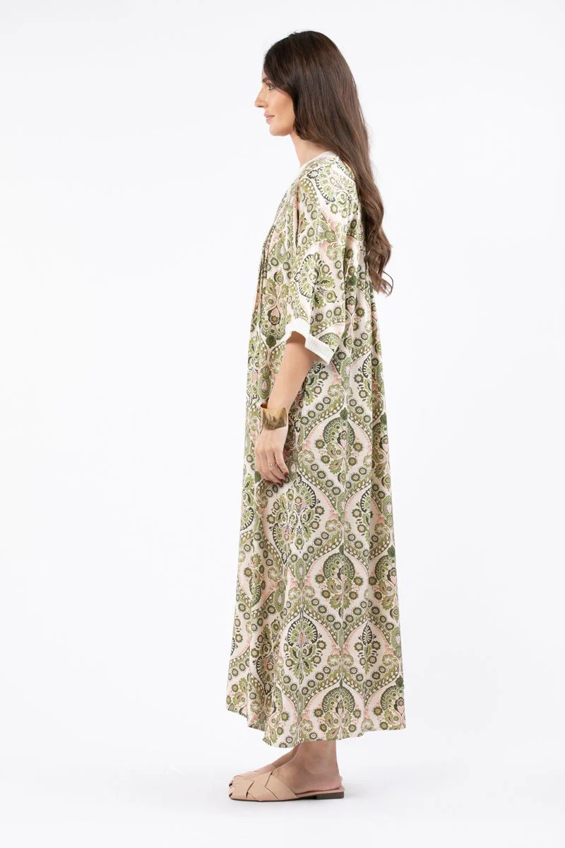 جلابية نسائية بطبعات - Image 8