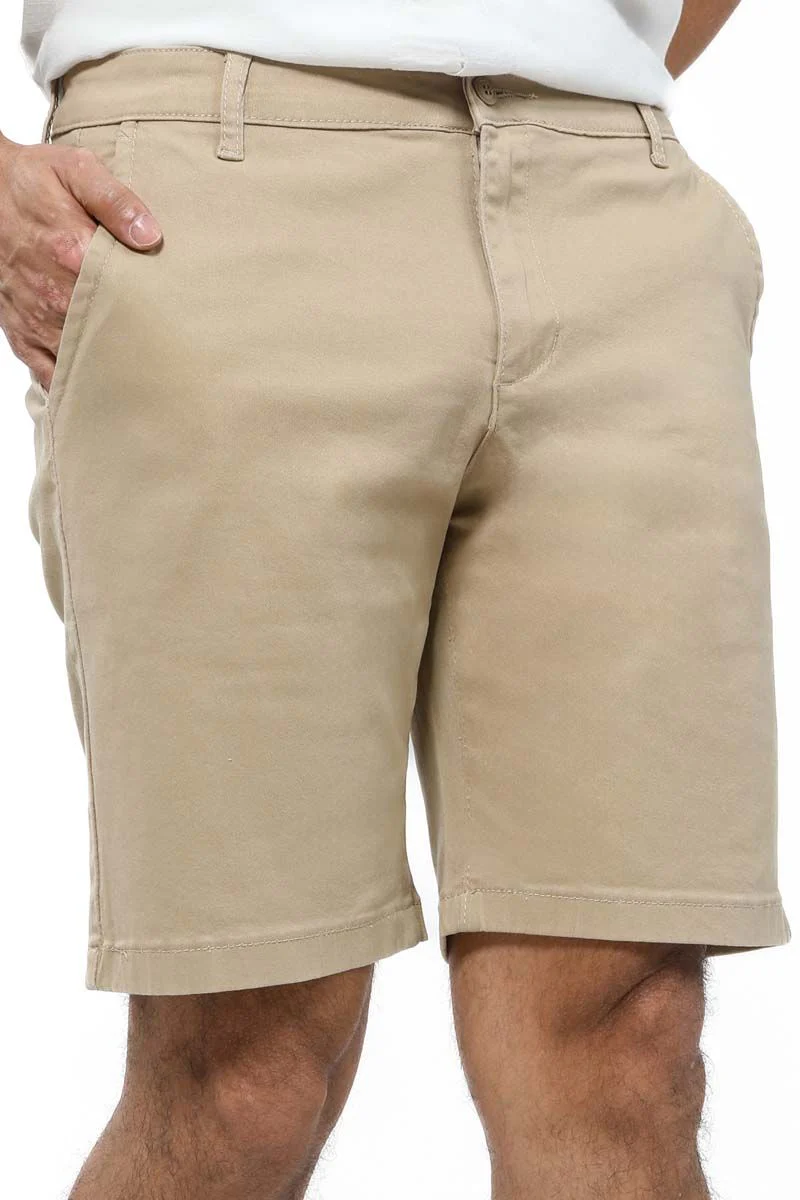 شورت رجالي بيسك بلون موحد - Image 8