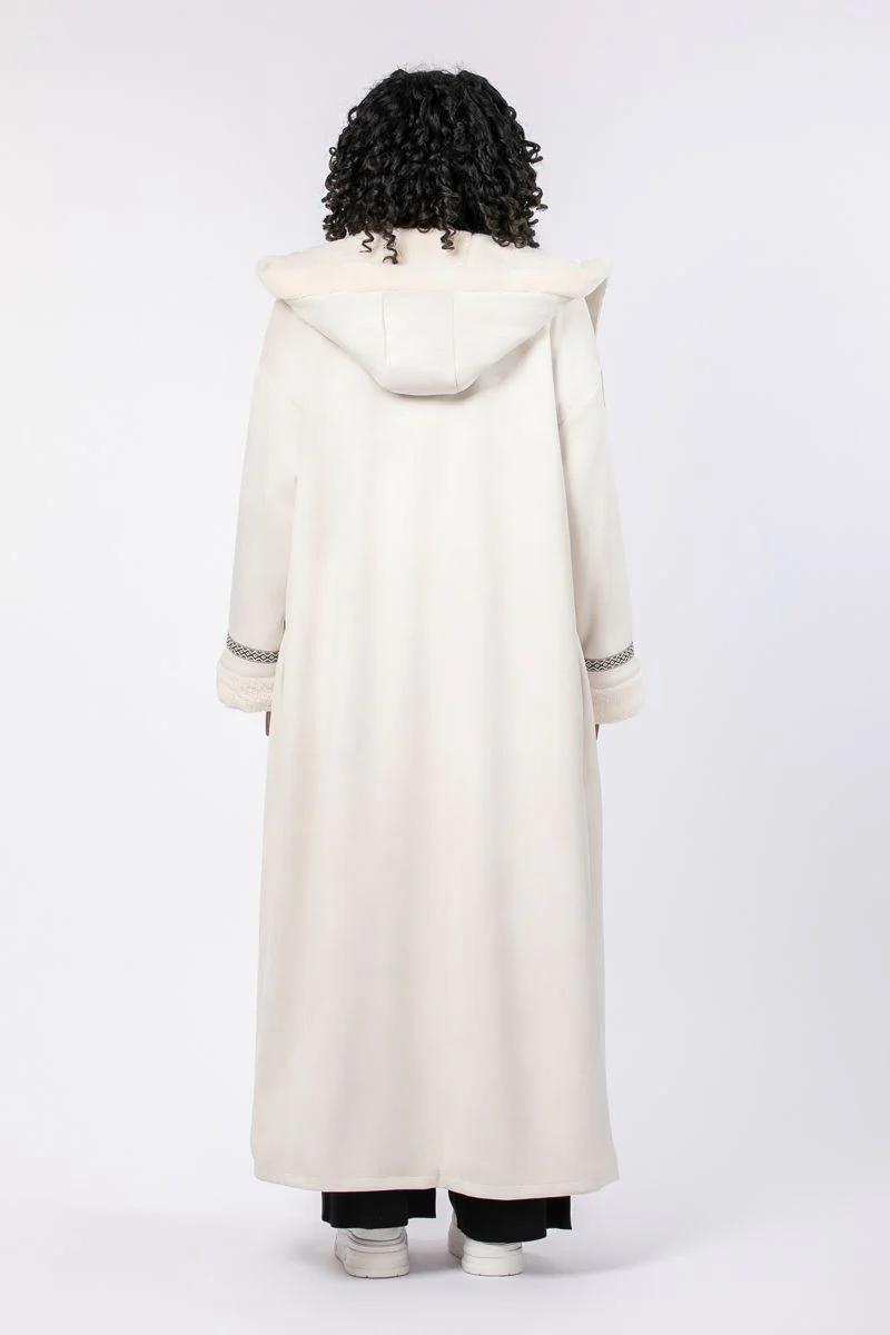 فروة نسائية شتوية ببطانة فرو - Image 4