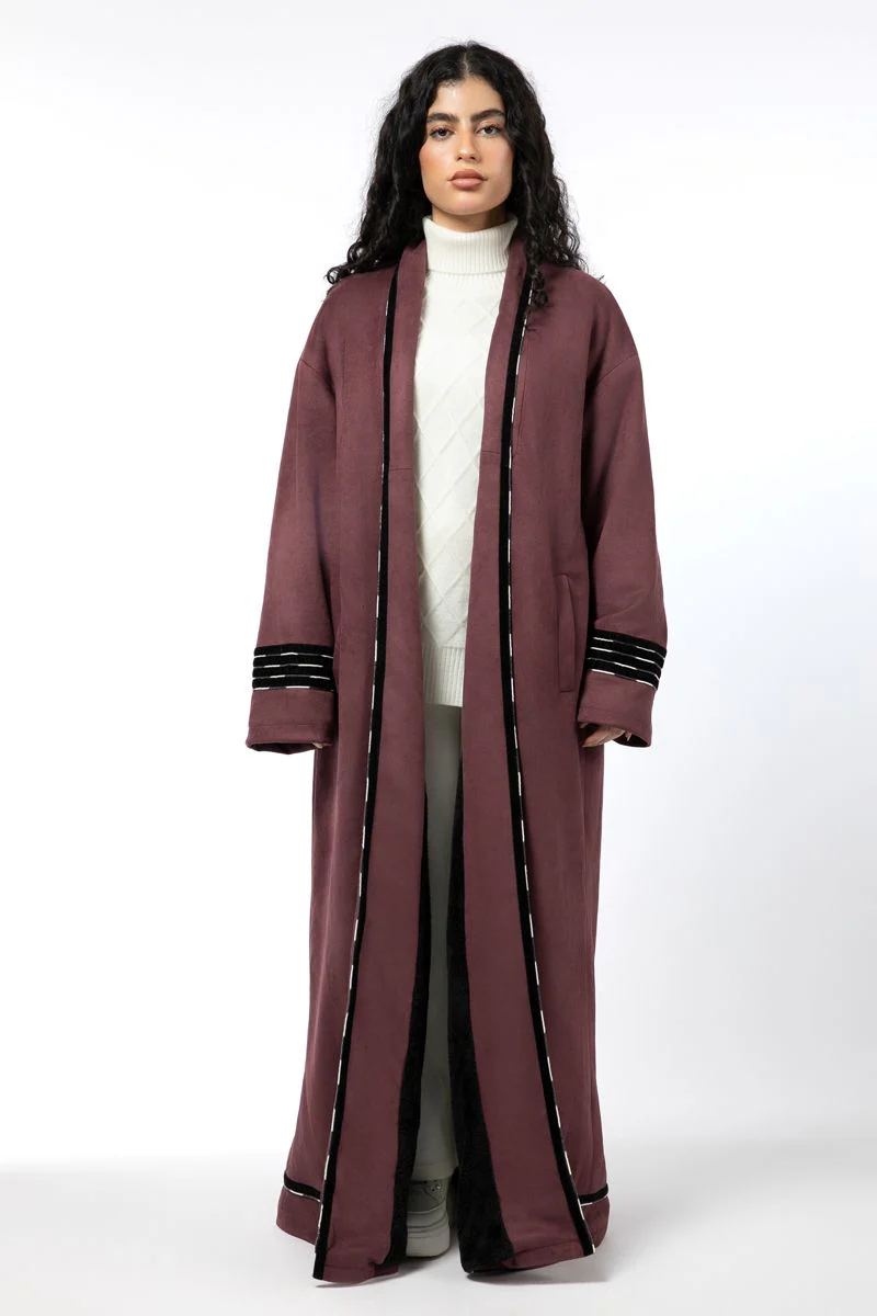 فروة نسائية شتوية ببطانة فرو - Image 7