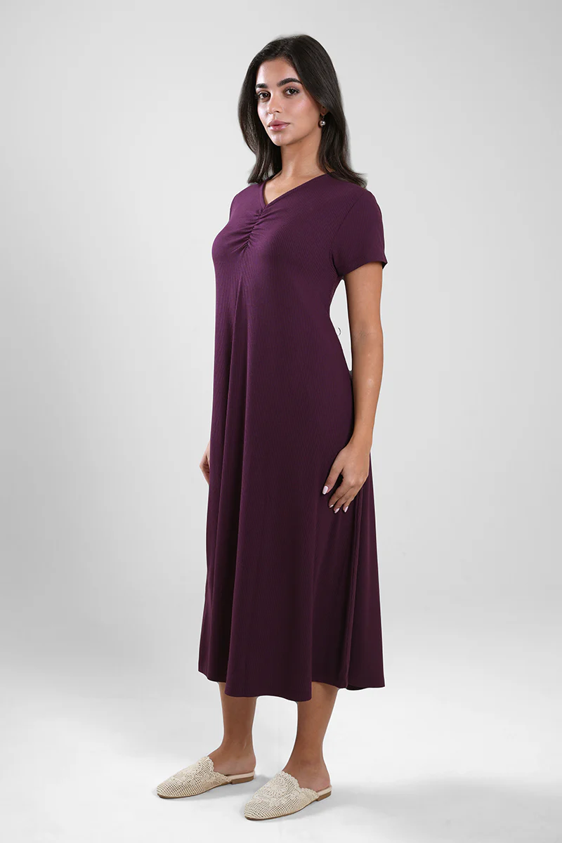 فستان ميدي نسائي بقصة مريحة - Image 6